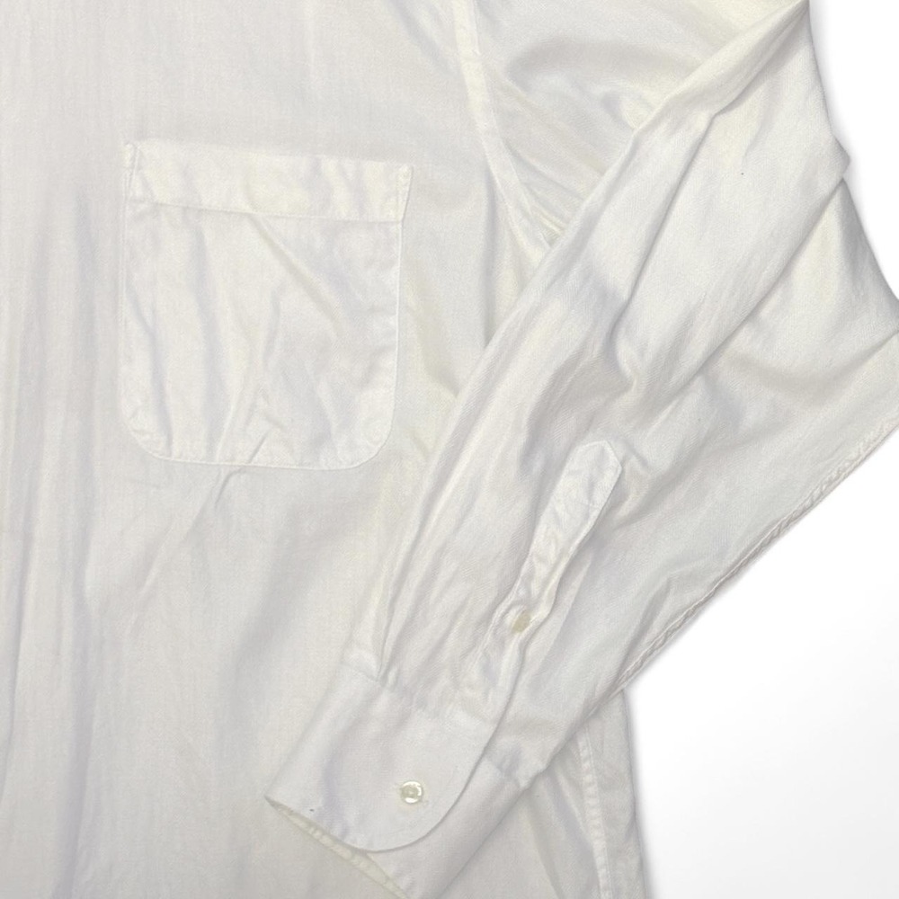 Harry & Sons Men's Size 17 34/35  XL Old Money White Dress Shirt Made in Italy. - Picture 2 of 8